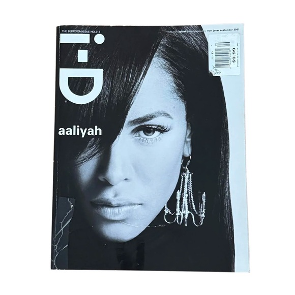 Vintage i-D Magazine Aaliyah September 2001 Cover issue